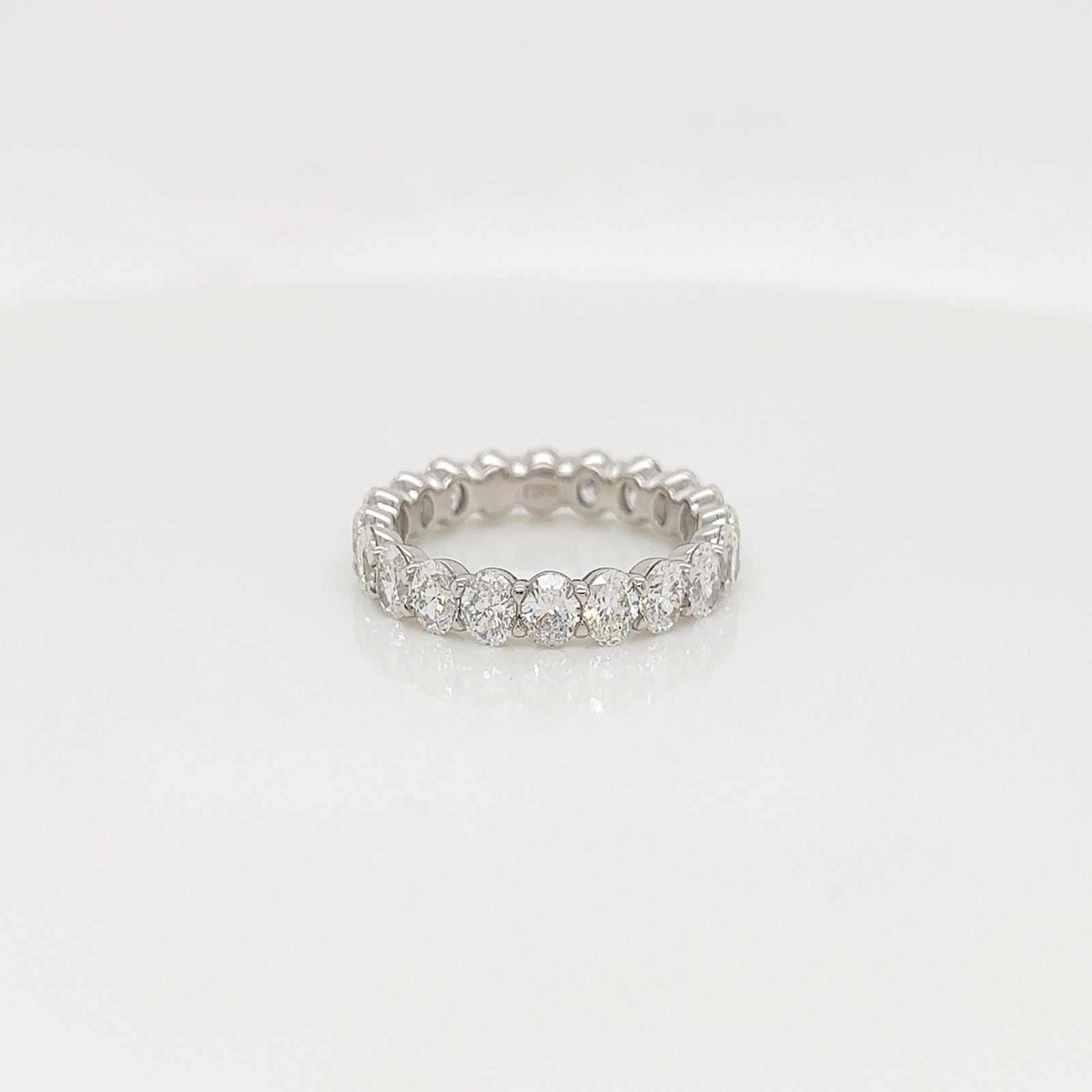 2.94 Carat Shared Prong Diamond Eternity Band in Platinum