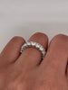 5.74 Carat Shared Prong Diamond Eternity Band in Platinum 5.74 ct. tw.