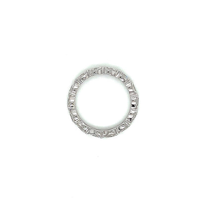 1.45 Carat Diamond Eternity Ring in 18K White Gold