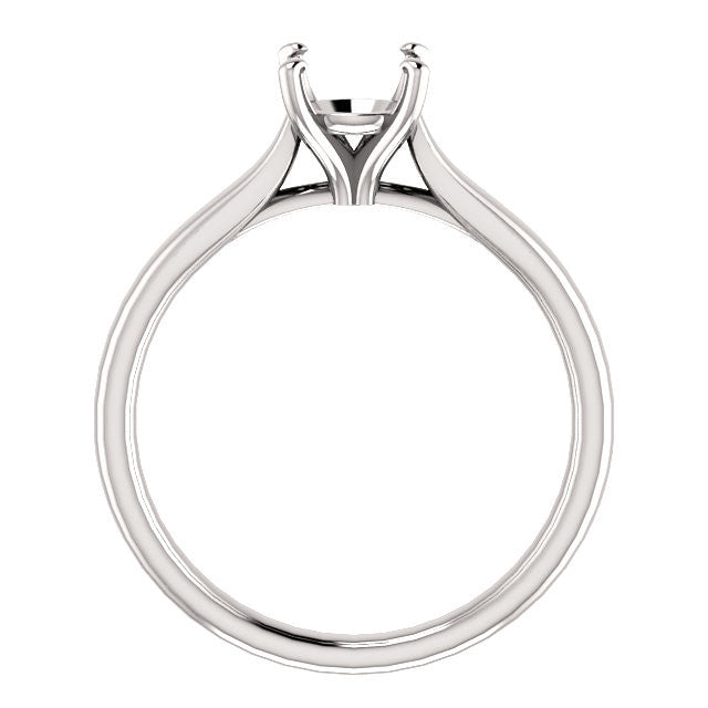 Four Prong Engagement Ring Mounting