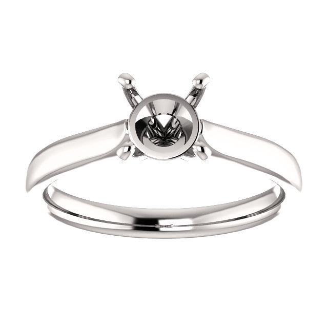 Four Prong Engagement Ring Mounting