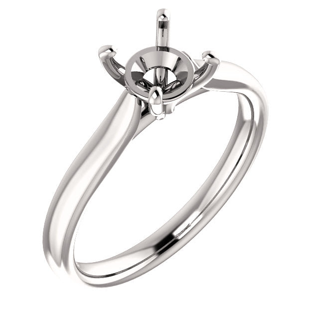 Four Prong Engagement Ring Mounting