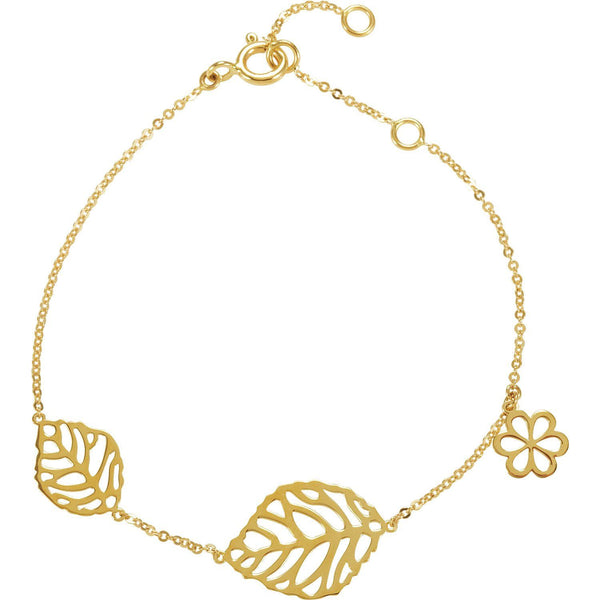 Leaf & Floral-Inspired Bracelet