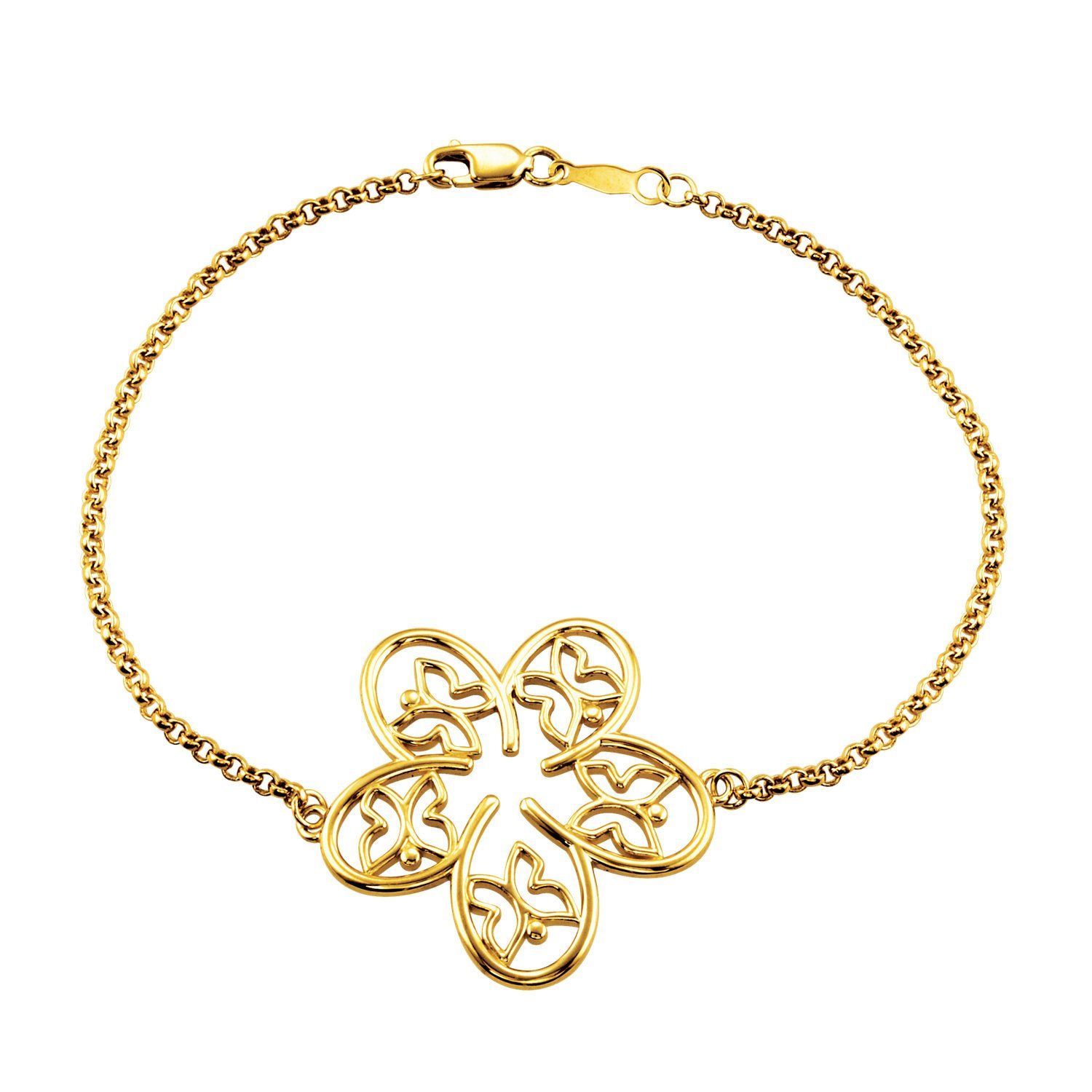 Flower & Butterfly Bracelet