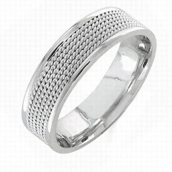 Classic Wedding Band in 14K White Gold
