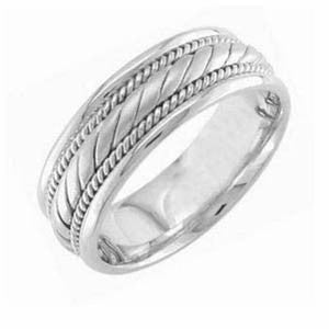 Classic Wedding Band in 14K White Gold