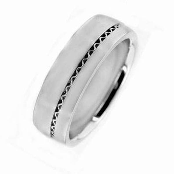 Classic Wedding Band in 14K White Gold