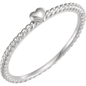 Heart Rope Ring