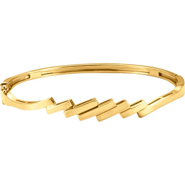 Heartbeat Bangle Bracelet