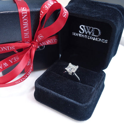 "engr03027" Solitaire Diamond Engagement Ring