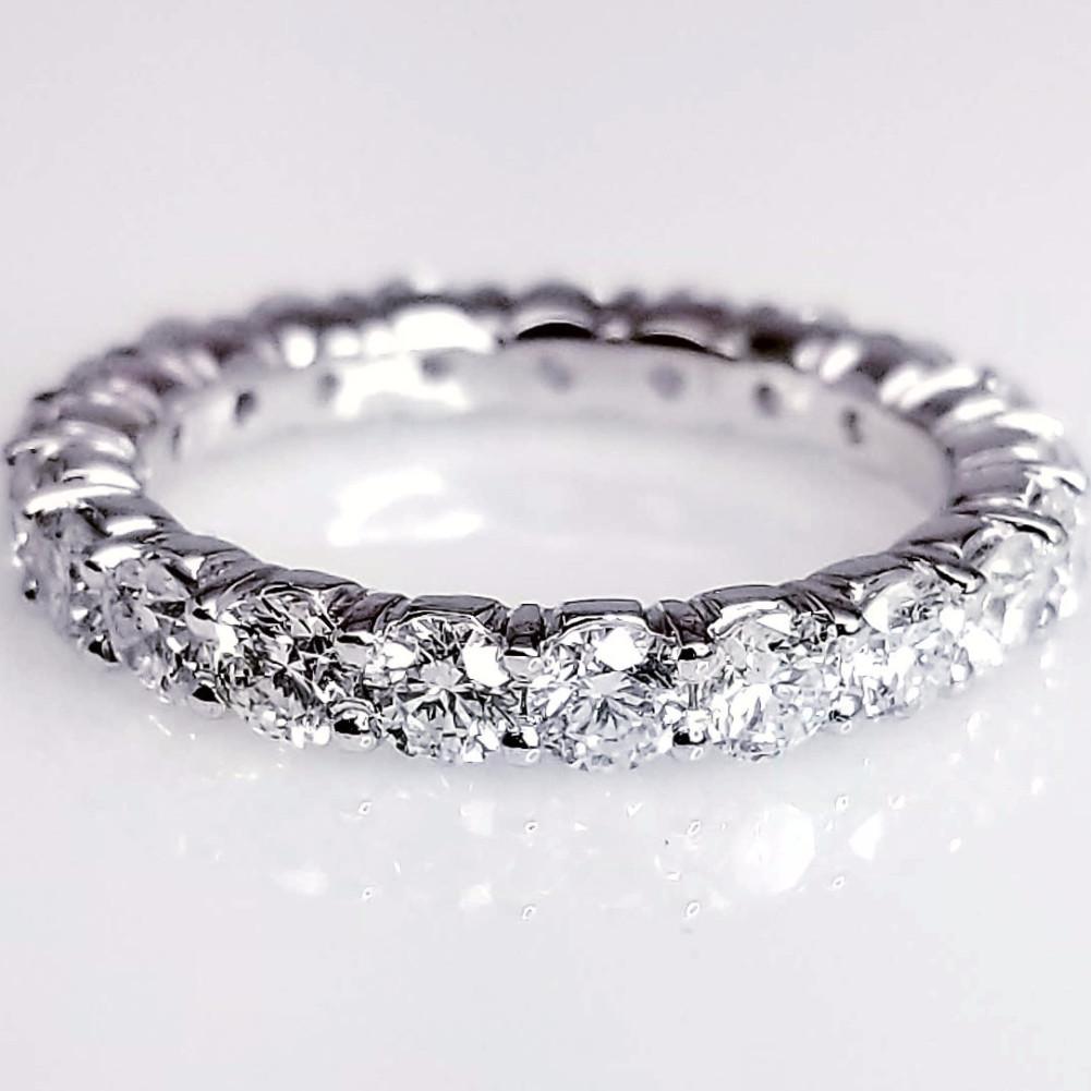 "ETNBD03044" Diamond Eternity Band Shared Prong 1.85cts