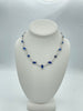 28.30 Total Carat Fancy Sapphire and Diamond, White Gold Necklace