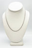 4.75 Carat Tennis Necklace with Round Diamonds in White Gold Chain