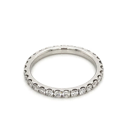 "ETNBD03079" 1.9MM Thin Diamond Eternity Wedding Band in Platinum