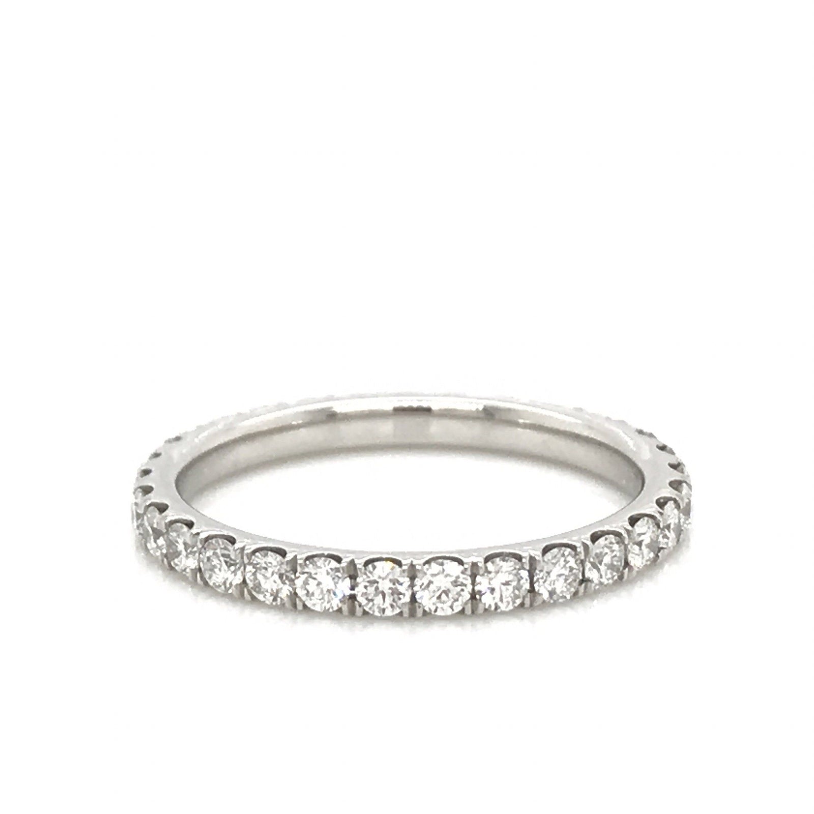 "ETNBD03079" 1.9MM Thin Diamond Eternity Wedding Band in Platinum