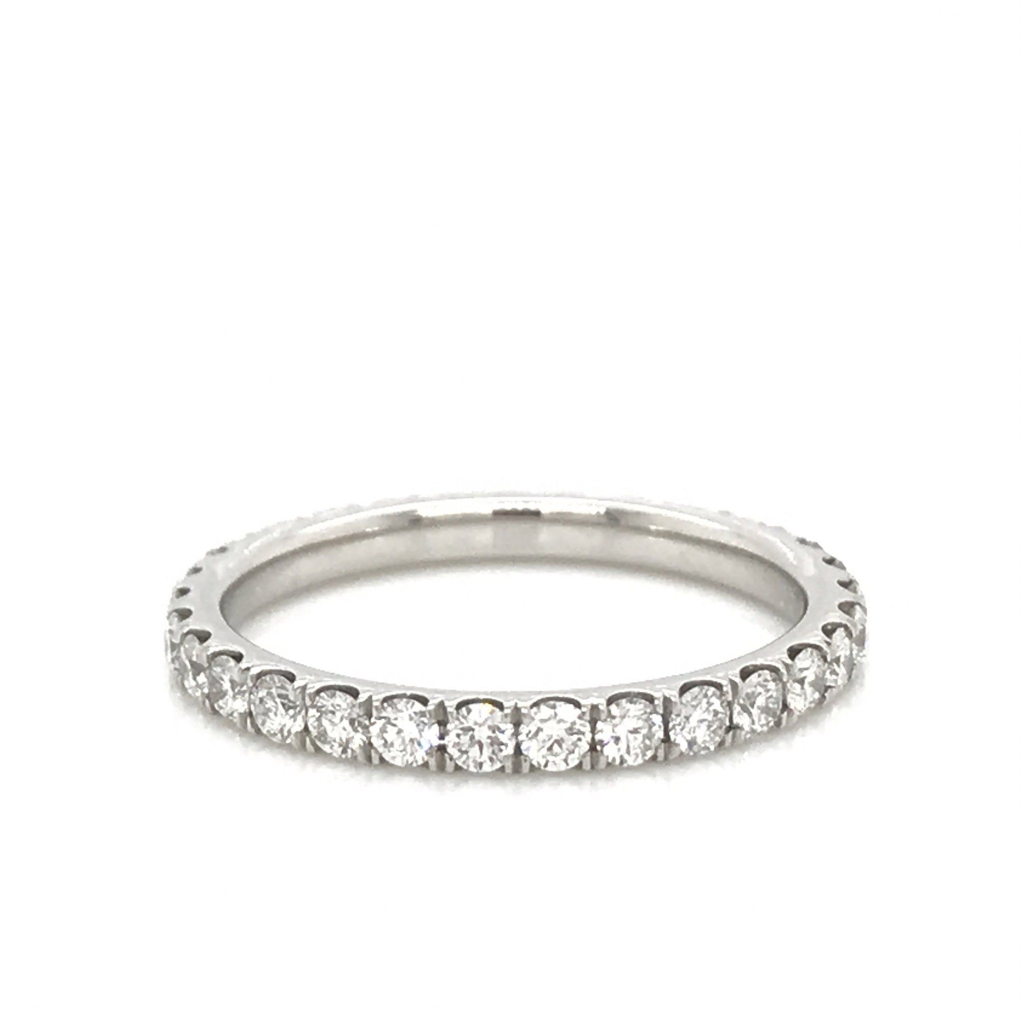 "ETNBD03079" 1.9MM Thin Diamond Eternity Wedding Band in Platinum