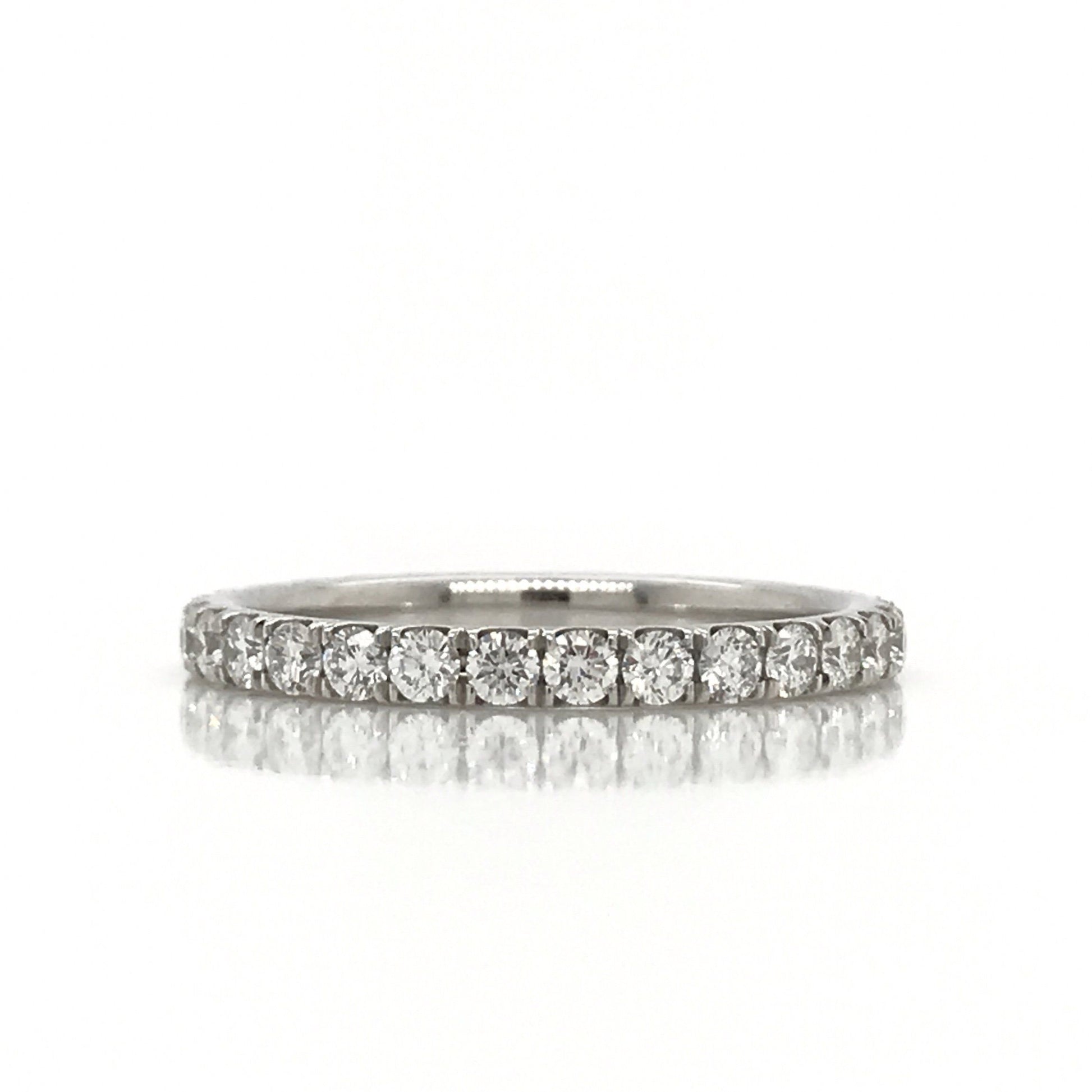 "ETNBD03079" 1.9MM Thin Diamond Eternity Wedding Band in Platinum