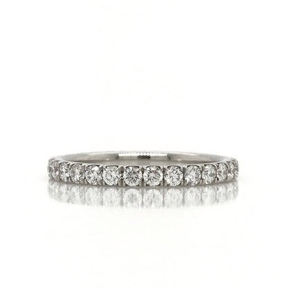 "ETNBD03079" 1.9MM Thin Diamond Eternity Wedding Band in Platinum