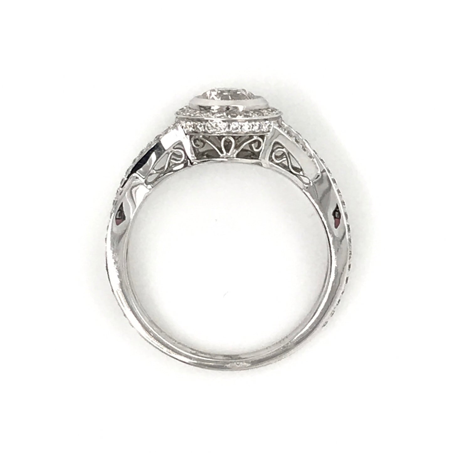 "ENGR02463" Infinity Twist Diamond Engagement Ring
