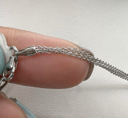 0.55 Carat Round Pave-Set Heart Trail Pendant Necklace