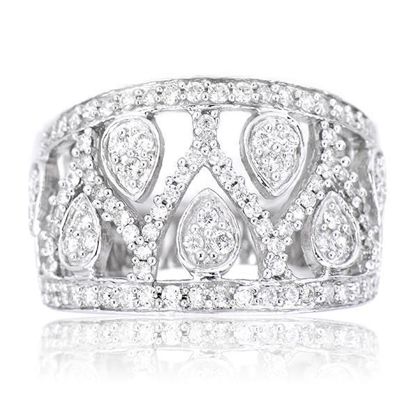 "LADRG01035" Ladies Diamond Ring in 14K White Gold 1.00 ct. tw. LADRG01035