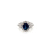 4.50 Total Carat Sapphire and Diamond Ladies Ring