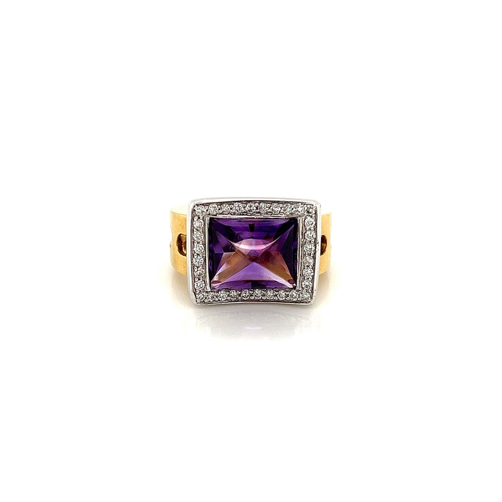 Ladies Ring With Amethyst