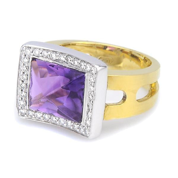 Ladies Ring With Amethyst