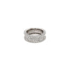 3.88 Total Carat Ladies Invisible and Prong-Set Diamond Band