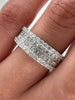 3.88 Total Carat Ladies Invisible and Prong-Set Diamond Band