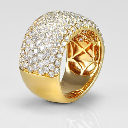 "LADRG01349" 2.85 Carat Ladies Rose Gold Diamond Ring in 18K Rose Gold 2.85 ct. tw.