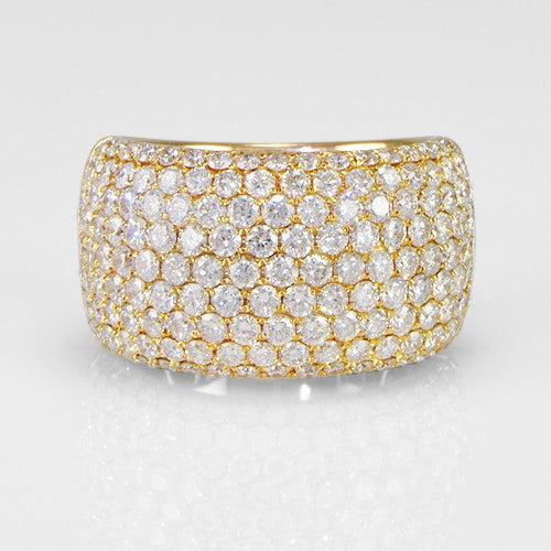 "LADRG01349" 2.85 Carat Ladies Rose Gold Diamond Ring in 18K Rose Gold 2.85 ct. tw.