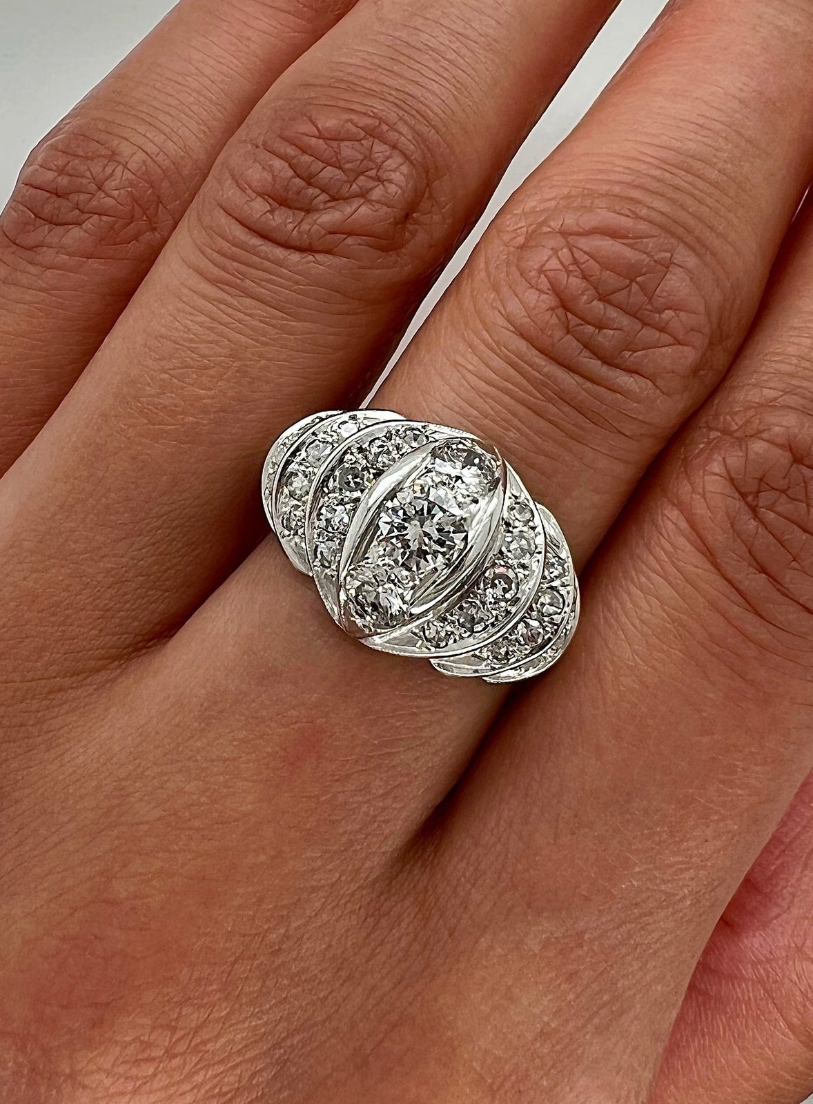 1.65Carat Round Diamond Ladies Ring