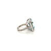 24.50Carat Aquamarine Ladies Diamond Ring