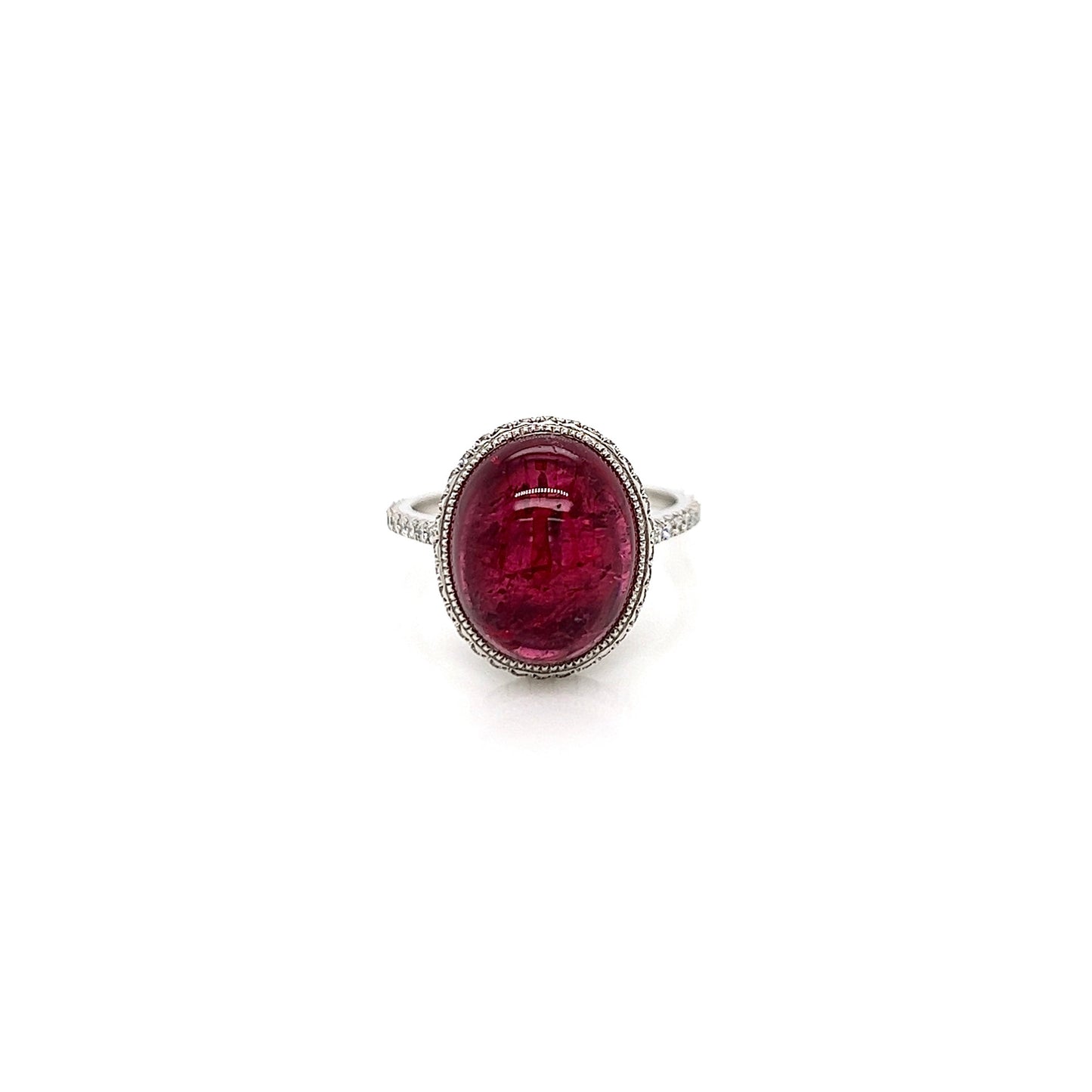 "LADRG01390" Tourmaline & Diamond Ring