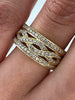 1.46 Carat Diamond Pave-Set Ladies Ring in 18K Yellow Gold