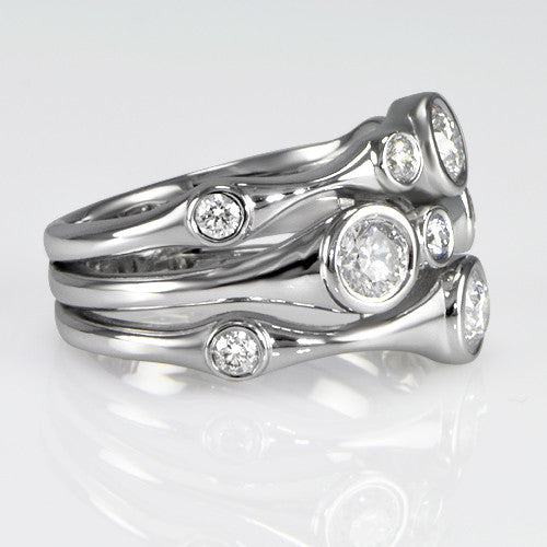 "LADRG01438" 1.26 Carat Ladies Diamond Ring in 18K White Gold 1.26 ct. tw.