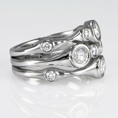 "LADRG01438" 1.26 Carat Ladies Diamond Ring in 18K White Gold 1.26 ct. tw.