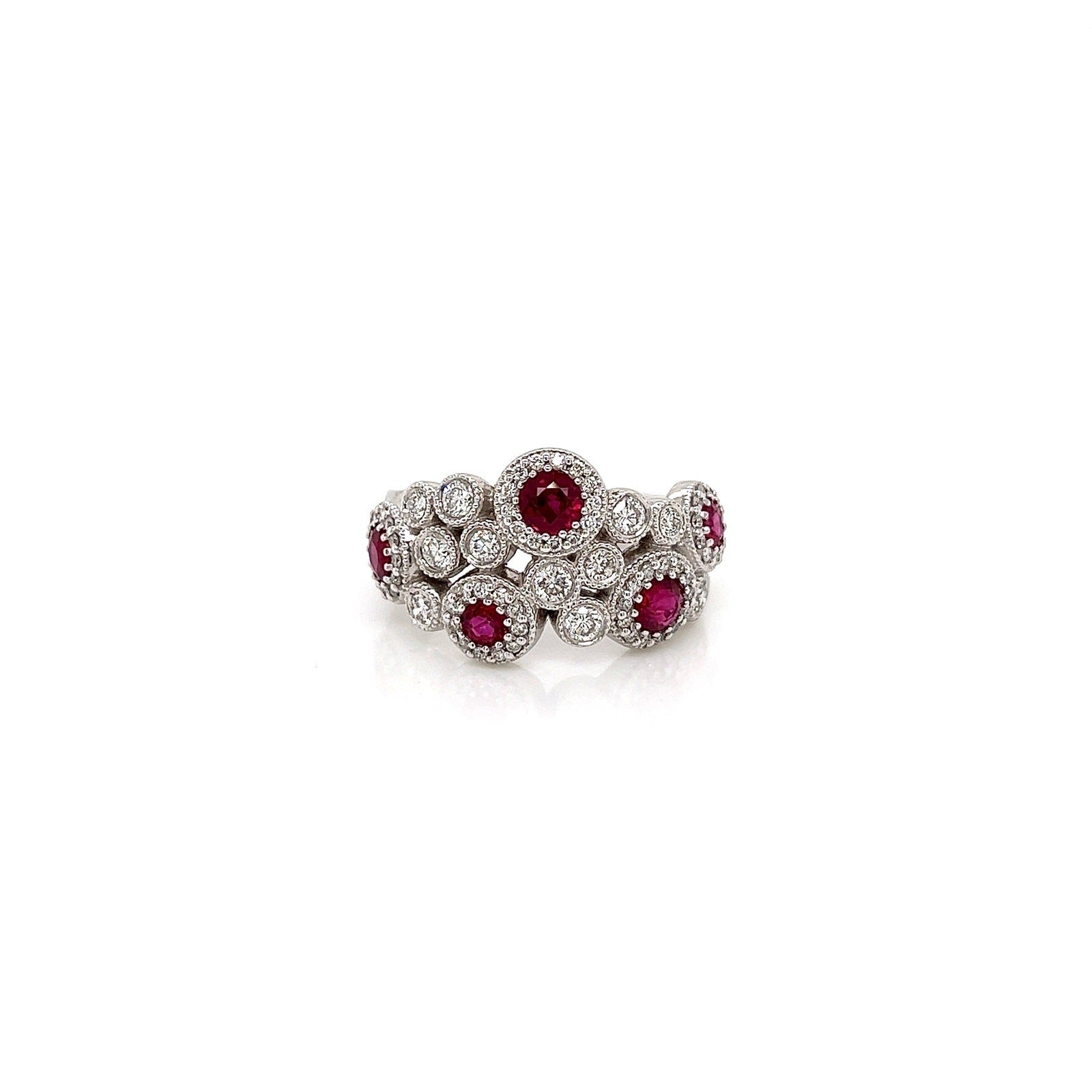 1.06Carat Ruby Ladies Diamond Ring