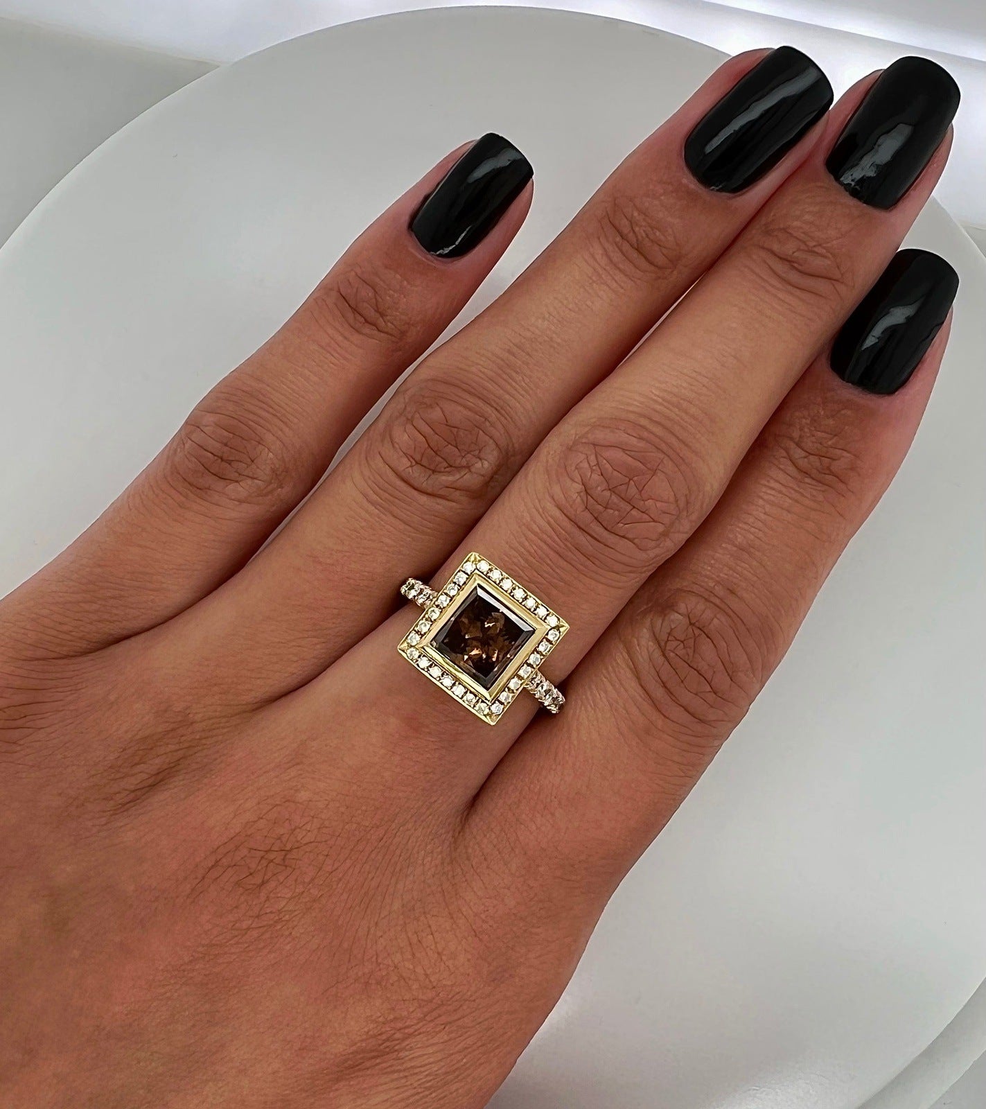 2.59Carat Brown Diamond Ladies Ring