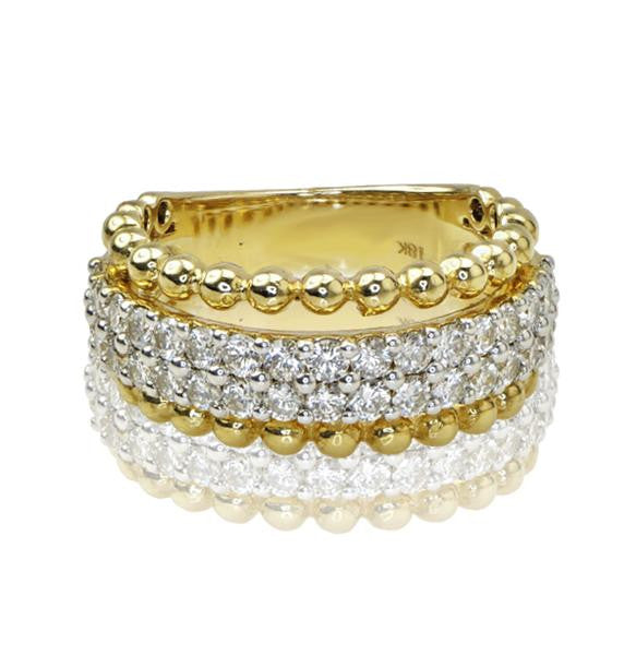 "LADRG01649" 1.20 Carat Ladies Diamond Ring Yellow Gold