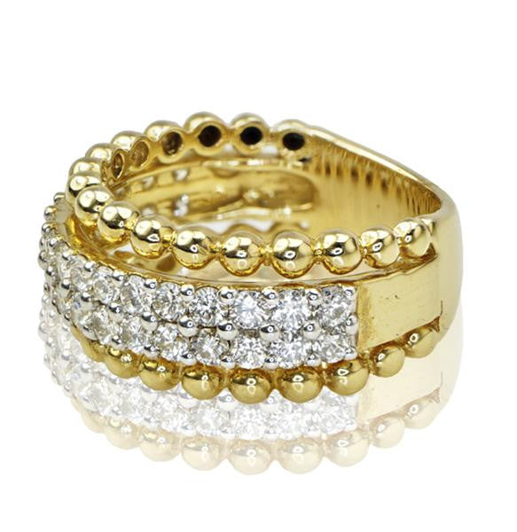 "LADRG01649" 1.20 Carat Ladies Diamond Ring Yellow Gold