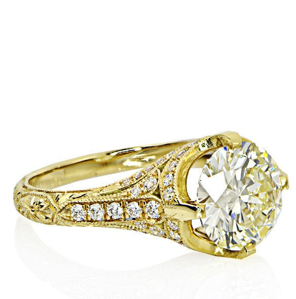 "LADRG01661" Vintage Inspired Diamond Ring LADRG01661