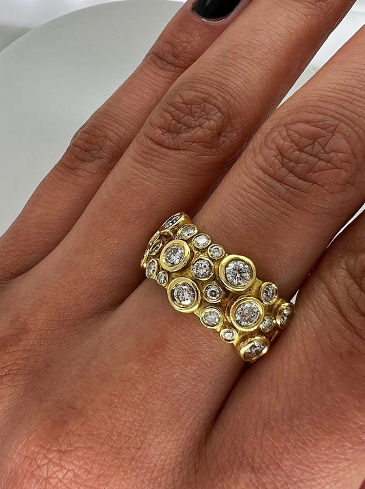 3.31Carat Round Natural Diamond Ladies Ring