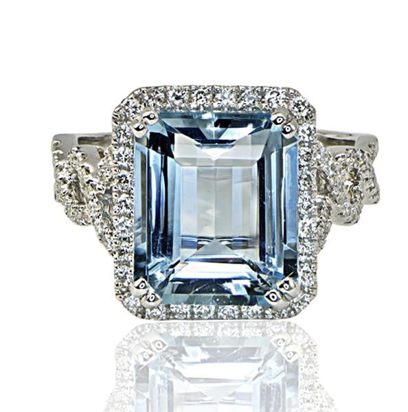 "LADRG01725" 4.74 Carat Aquamarine Ladies Ring