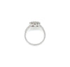 0.80 Total Carat Cluster Diamond Ring in White Gold Band