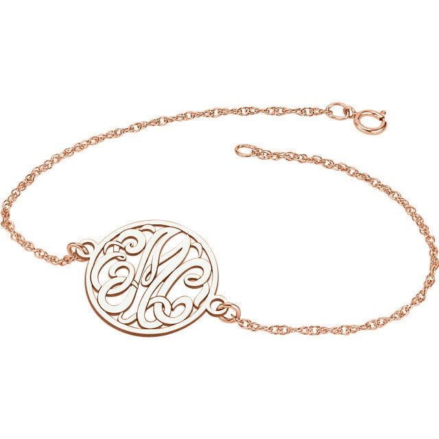 Letter Script Monogram Bracelet