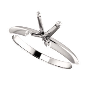 Four Prong Light Solitaire Ring Mounting