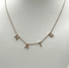 Diamond Pave Initial Name Necklace
