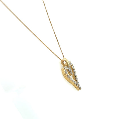 0.60 Carat Heart-Shaped Prong-Set Diamond Pendant